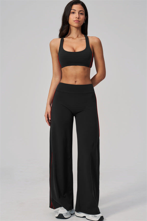 The Breathe Sports Bra Straight Leg Pants 2-Piece Set