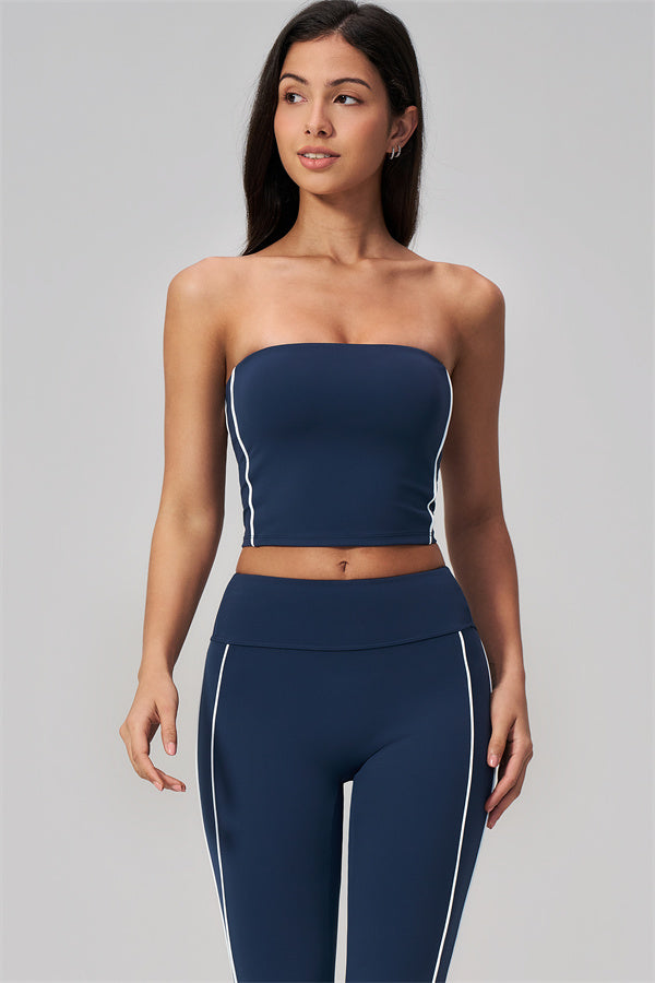 The Breathe Tube Top Capri Leggings 2-Piece Set