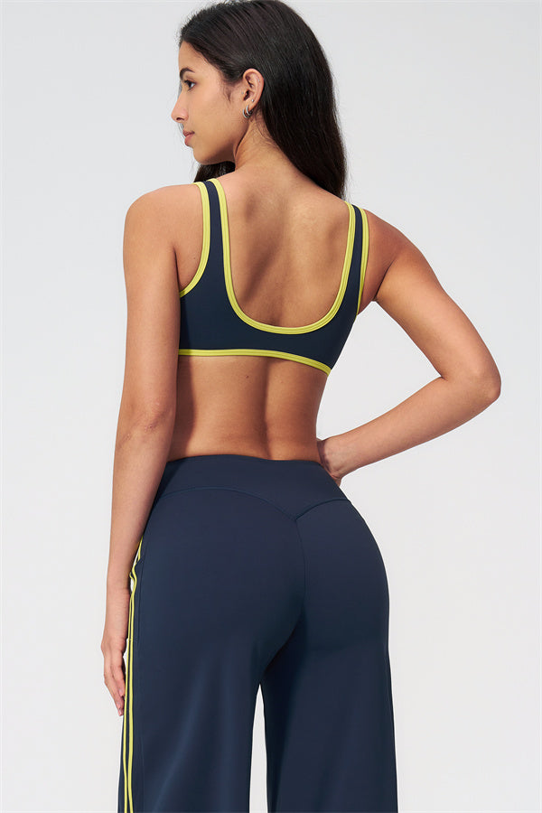 The Evoke Sports Bra Straight Leg Pants 2-Piece Set