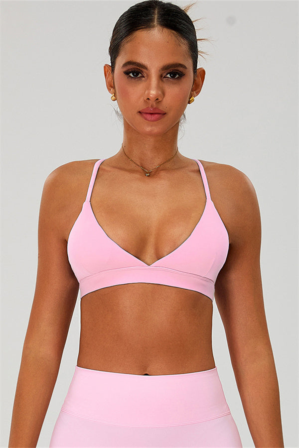 The Ember Sports Bra Crop Top Flared Leggings 3-Piece Set