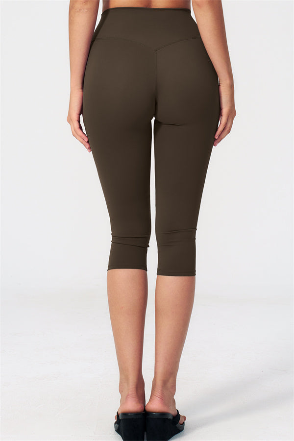 The Twirl Halter Tank Top Capri Leggings 2-Piece Set
