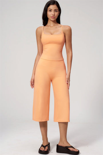 The Nexus Tank Top Wide-Leg Crop 2-Piece Set