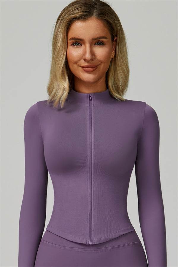 The Empower Jacket Sports Bra Shorts 3-Piece Set