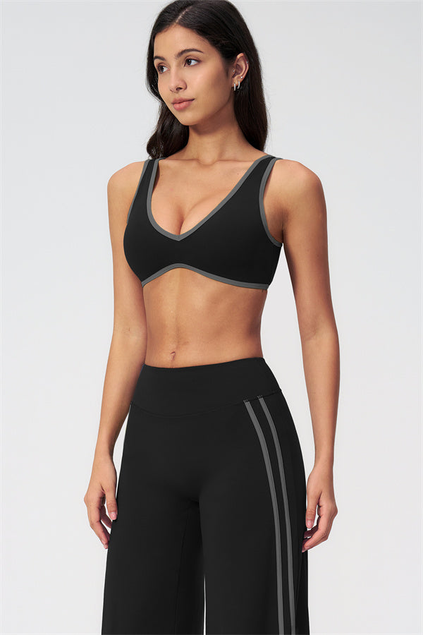 The Evoke Sports Bra Straight Leg Pants 2-Piece Set