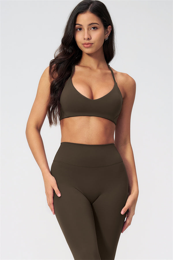 The Twirl Sports Bra Capri Leggings 2-Piece Set