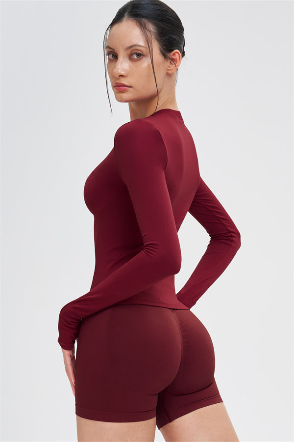 The Whim Long Sleeve T-shirt Shorts 2-Piece Set