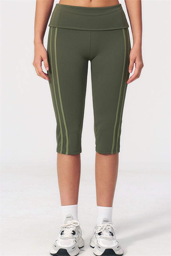 The Evoke Crop Top Capri Leggings 2-Piece Set