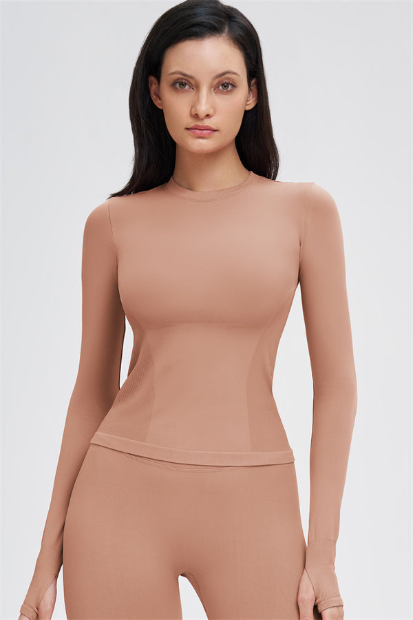 The Whim Long Sleeve T-shirt Shorts 2-Piece Set