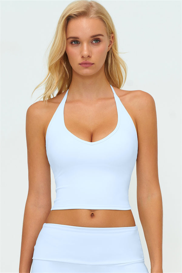 The Twirl Zip Jacket Halter Tank Top Leggings 3-Piece Set