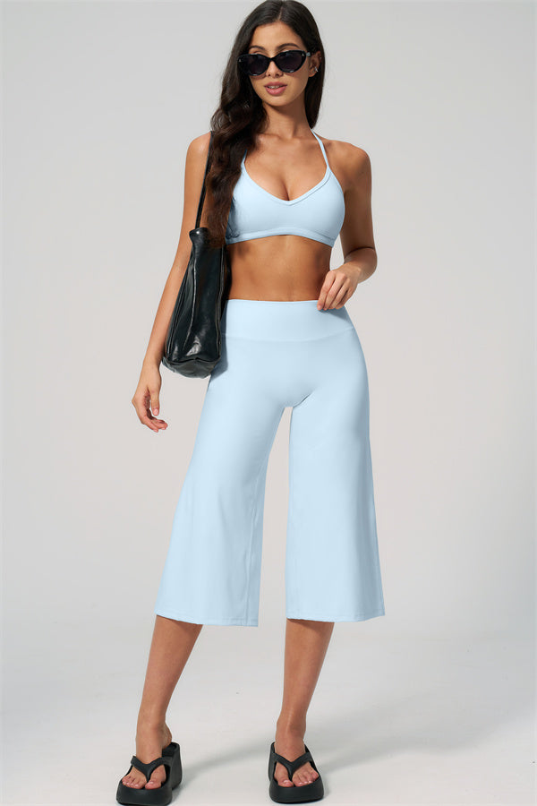 The Nexus Sports Bra Wide-Leg Crop 2-Piece Set