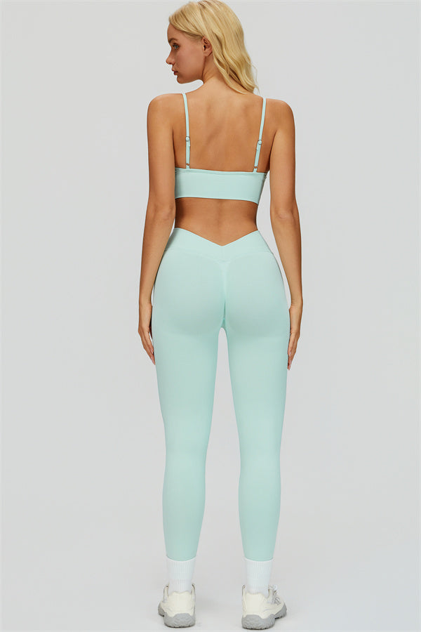 The Empower Jacket Sports Bra Leggings 3-Piece Set
