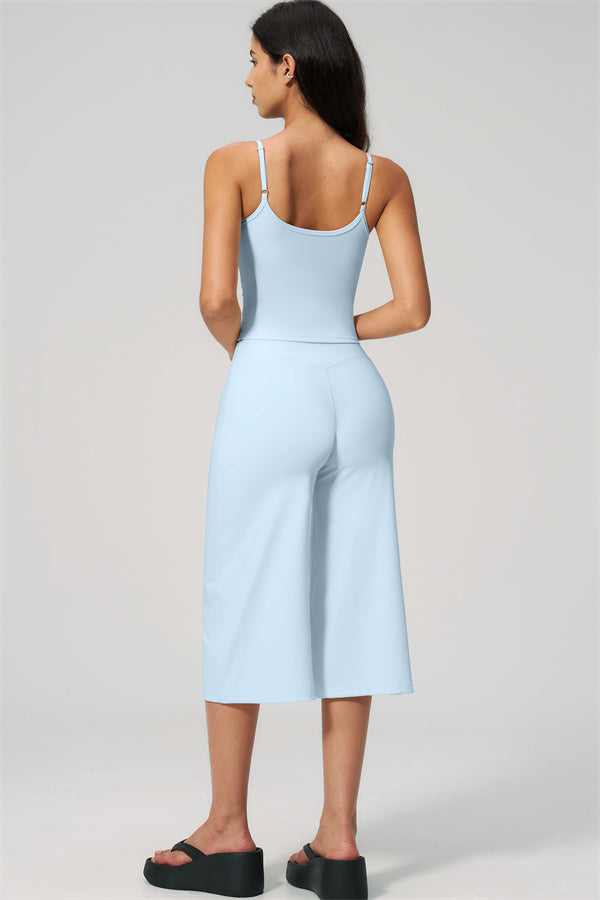 The Nexus Tank Top Wide-Leg Crop 2-Piece Set