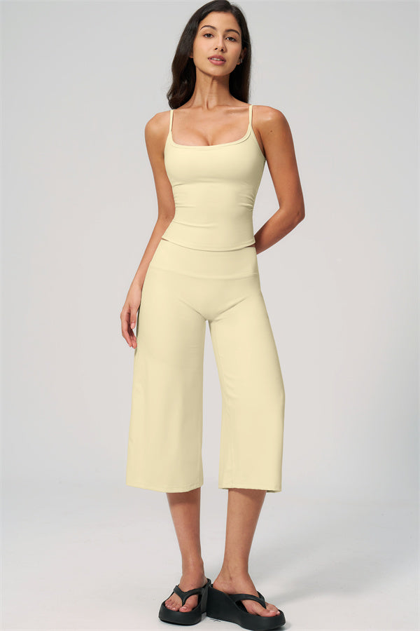 The Nexus Tank Top Wide-Leg Crop 2-Piece Set