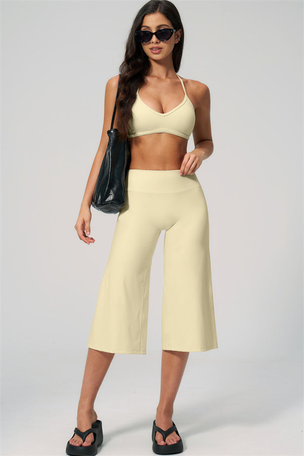 The Nexus Sports Bra Wide-Leg Crop 2-Piece Set