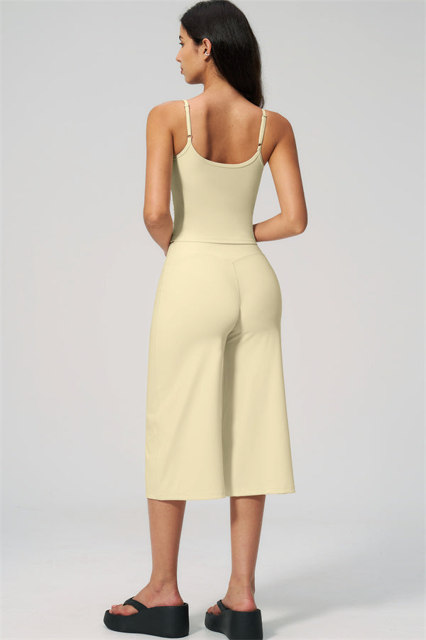 The Nexus Tank Top Wide-Leg Crop 2-Piece Set