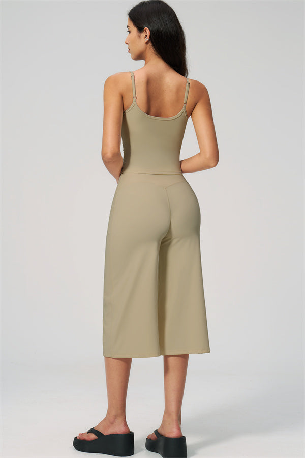 The Nexus Tank Top Wide-Leg Crop 2-Piece Set