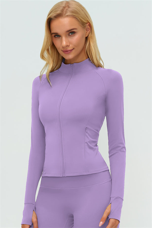 The Twirl Zip Jacket Straight Leg Pants 2-Piece Set