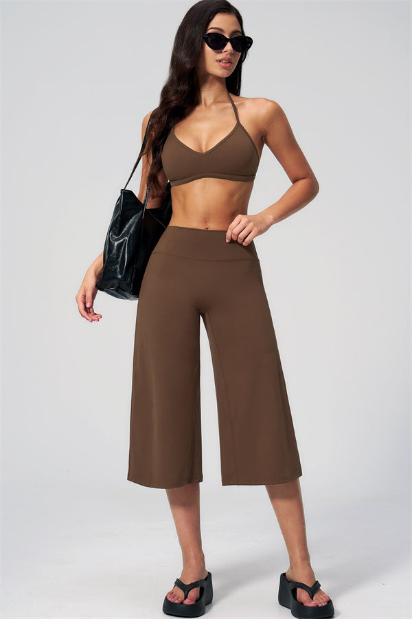 The Nexus Sports Bra Wide-Leg Crop 2-Piece Set