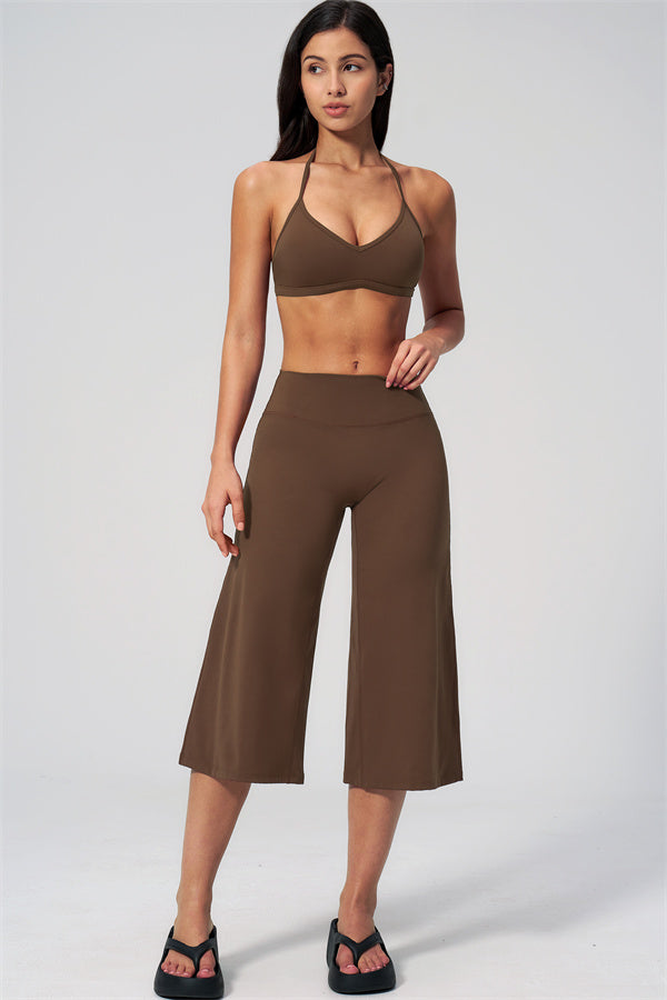 The Nexus Sports Bra Wide-Leg Crop 2-Piece Set
