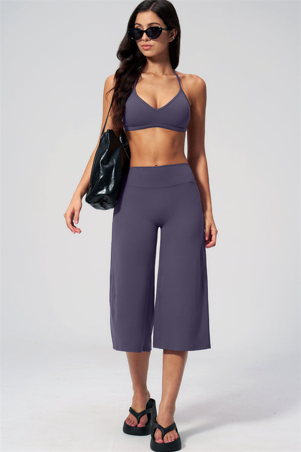 The Nexus Sports Bra Wide-Leg Crop 2-Piece Set