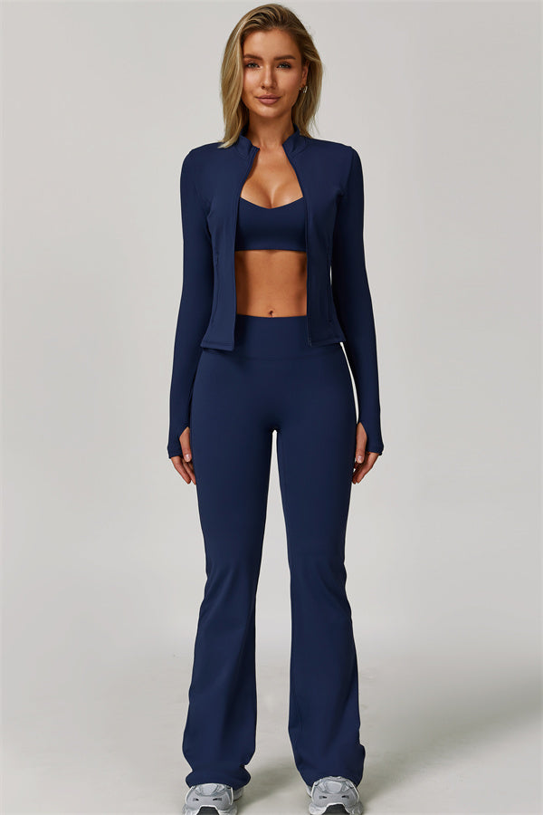 The Refresh Jacket Flared Leggings 2-Piece Set