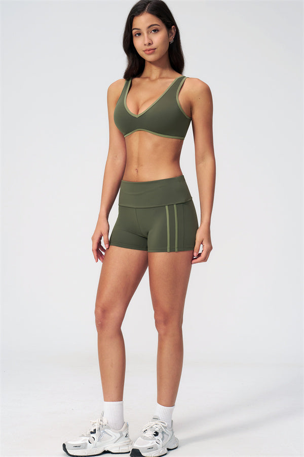 The Evoke Sports Bra Shorts 2-Piece Set