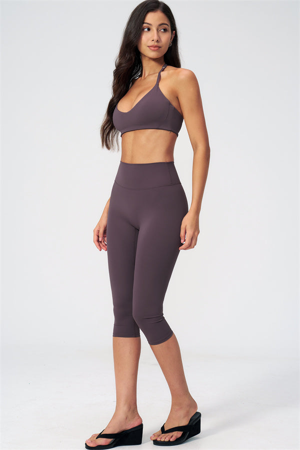 The Twirl Sports Bra Capri Leggings 2-Piece Set