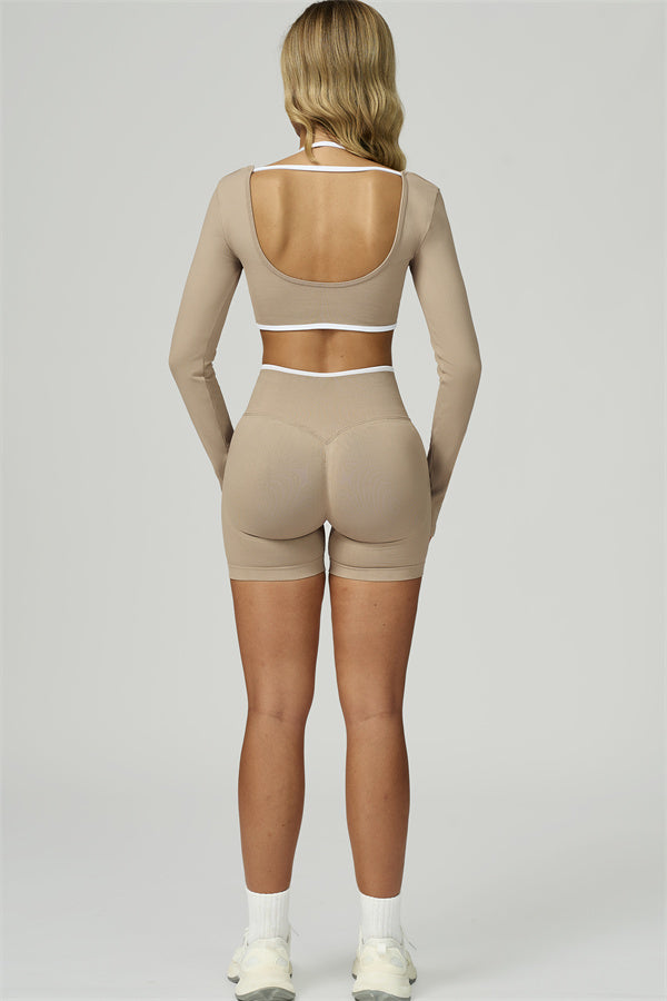 The Prime Line Long Sleeve Crop Top