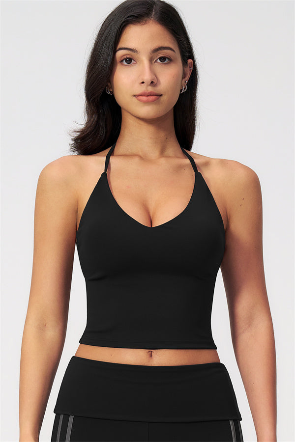 The Evoke Crop Top Capri Leggings 2-Piece Set
