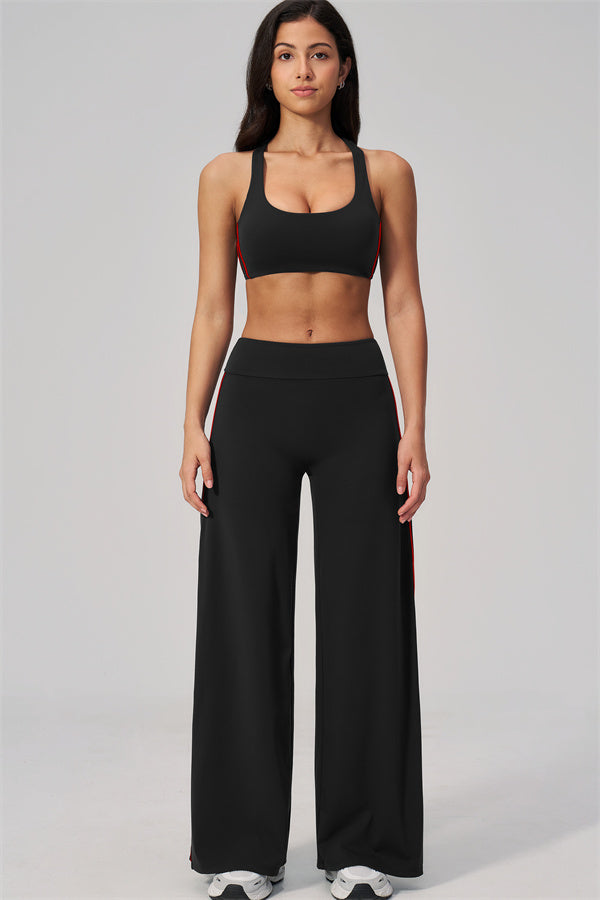 The Breathe Sports Bra Straight Leg Pants 2-Piece Set