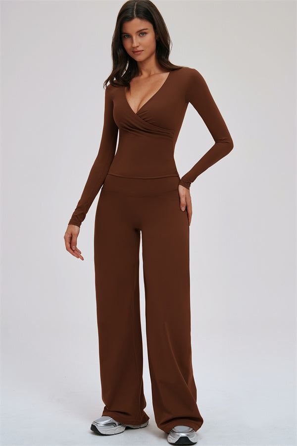 The Twirl Long Sleeve T-shirt New Straight Leg Pants 2-Piece Set