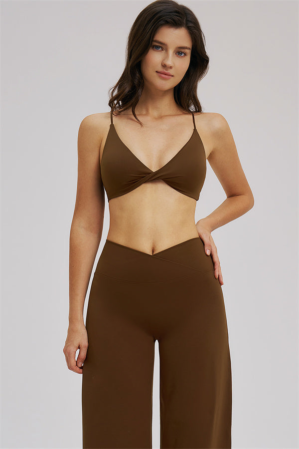The Mosaic Sports Bra Straight Leg Pants 2-Piece Set