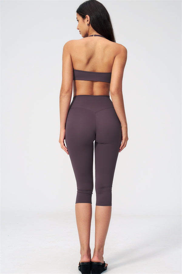 The Twirl Sports Bra Capri Leggings 2-Piece Set