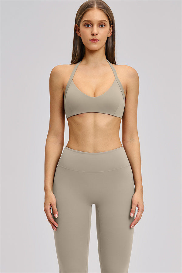 The Zestful Sports Bra Flared Leggings 2-Piece Set