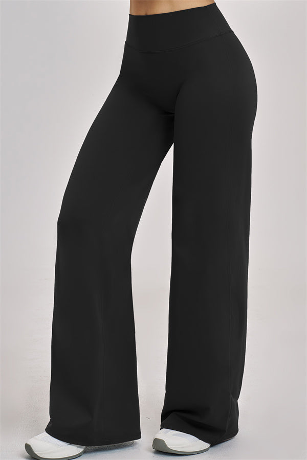 The Swoon Long Sleeve Crop top Flared Leggings 2-Piece Set