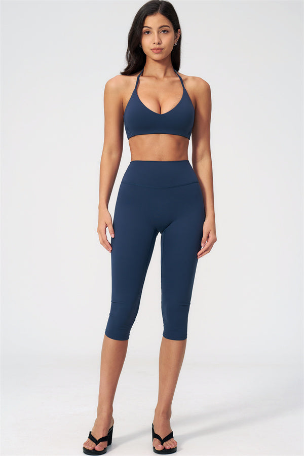 The Twirl Sports Bra Capri Leggings 2-Piece Set