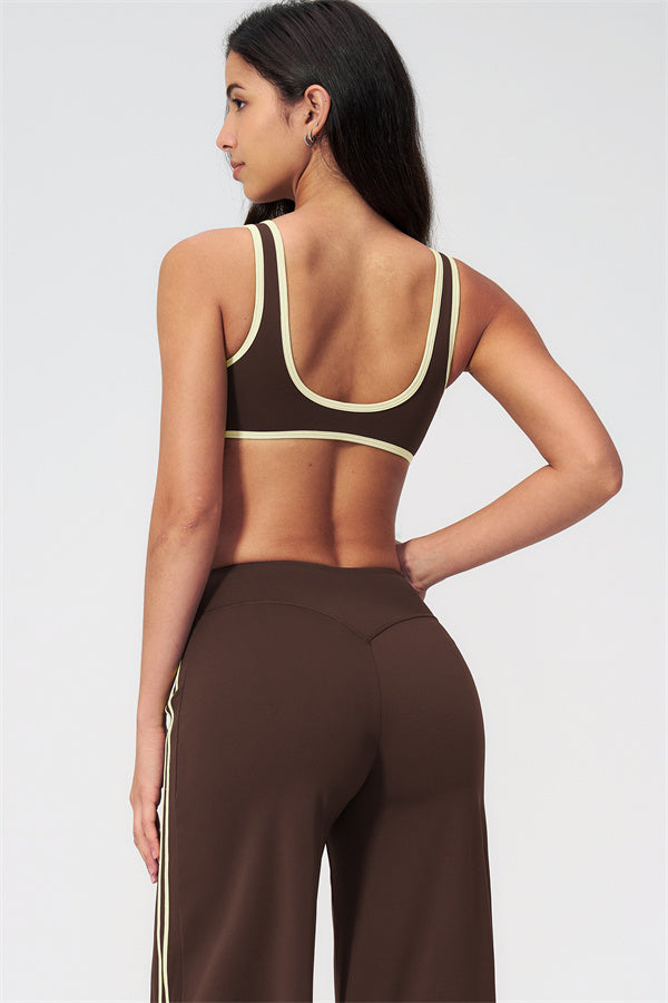 The Evoke Sports Bra Straight Leg Pants 2-Piece Set