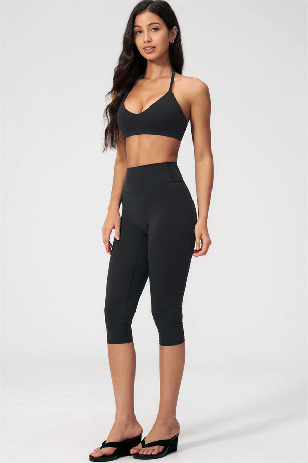 The Twirl Sports Bra Capri Leggings 2-Piece Set