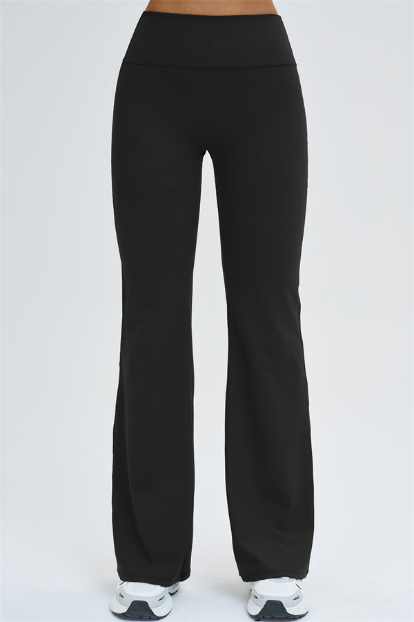 The Slate Cross Back Top Flared Leggings 2-Piece Set