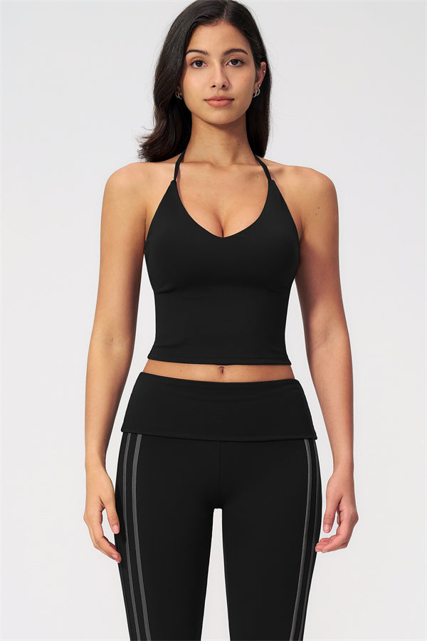 The Evoke Crop Top Capri Leggings 2-Piece Set