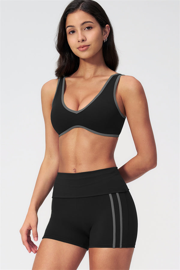 The Evoke Sports Bra Shorts 2-Piece Set