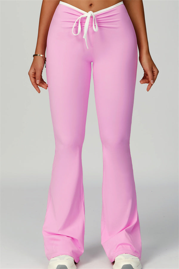 The Skyline Tie Top Flared Leggings 2-Piece Set