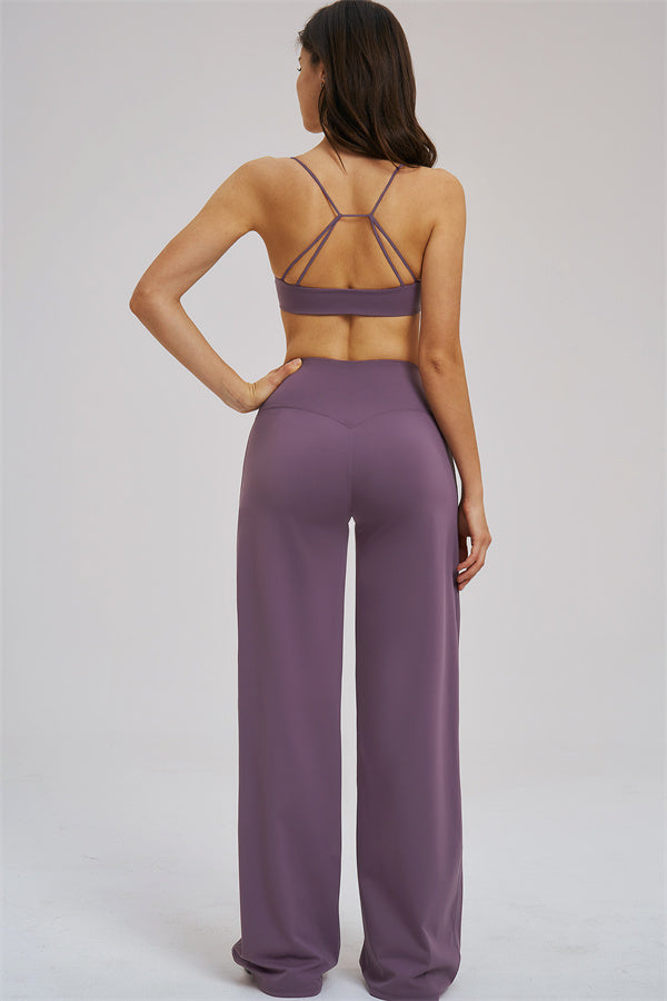 The Mosaic Sports Bra Straight Leg Pants 2-Piece Set