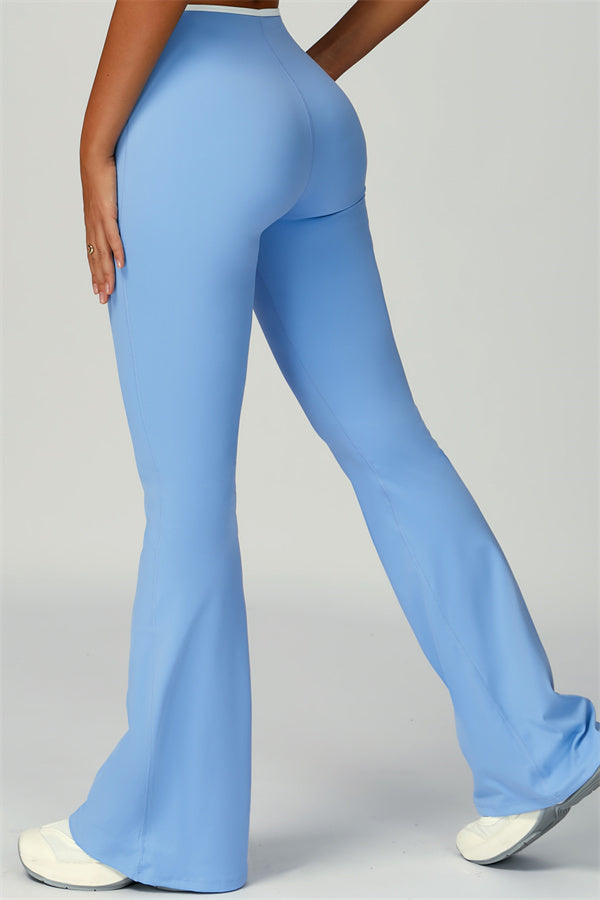 The Skyline Tie Top Flared Leggings 2-Piece Set