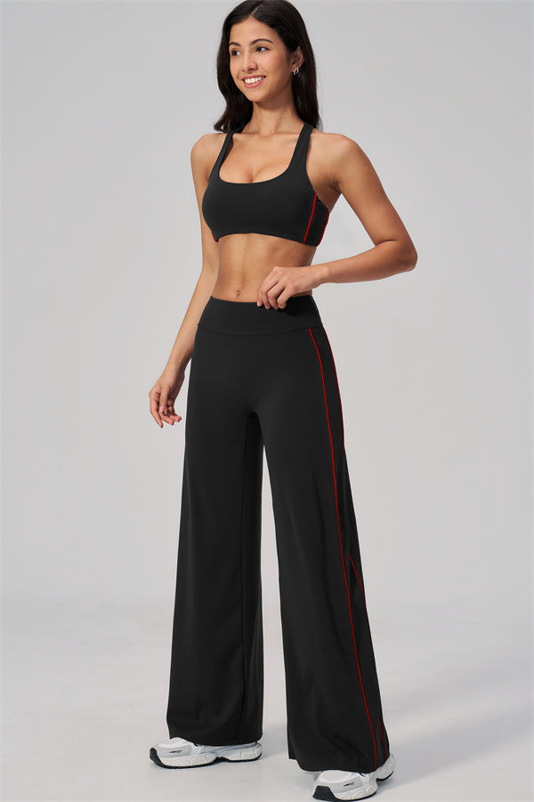 The Breathe Sports Bra Straight Leg Pants 2-Piece Set