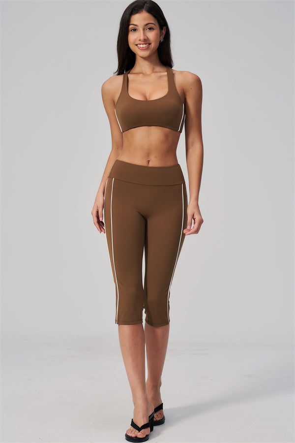The Breathe Sports Bra Capri Leggings 2-Piece Set