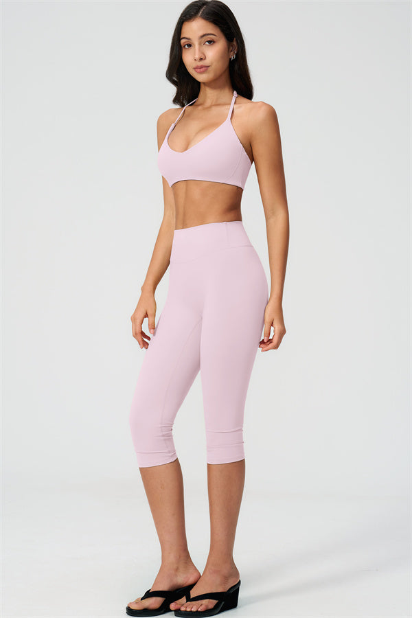 The Twirl Sports Bra Capri Leggings 2-Piece Set