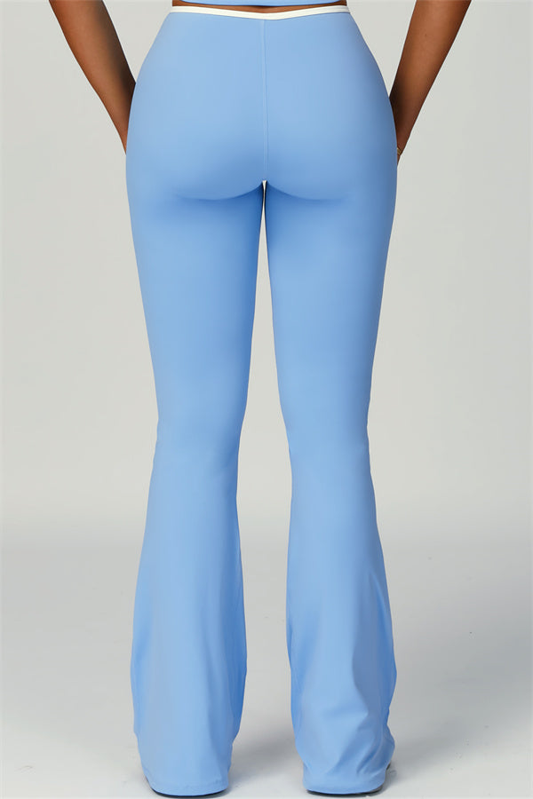 The Skyline Tie Top Flared Leggings 2-Piece Set