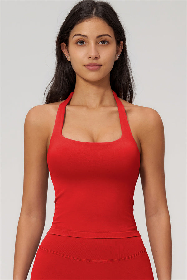 The Empower Halter Crop Top