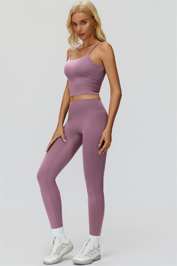The Fyra Crop Tank Leggings 2-Piece Set